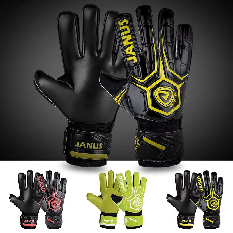 Goalkeeper Gloves Finger save - Professional Non-Slip Latex Soccer Gloves for Adult Youth Kids