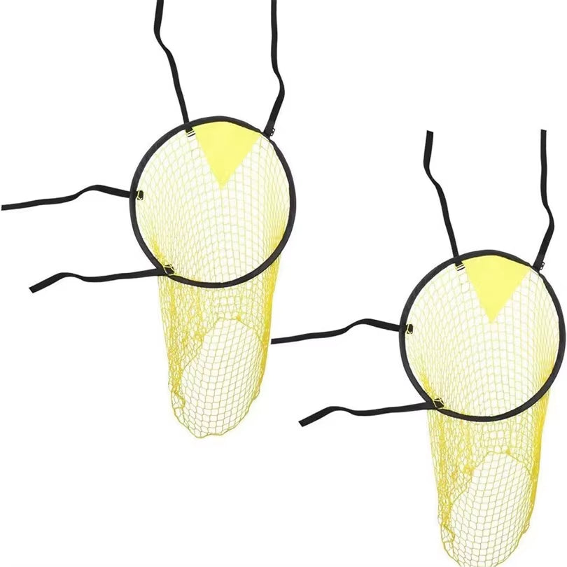 1/2Pcs Football Target Net Foldable Football Training Net Easy to Attach and Detach Soccer Goal for Football Training Practice