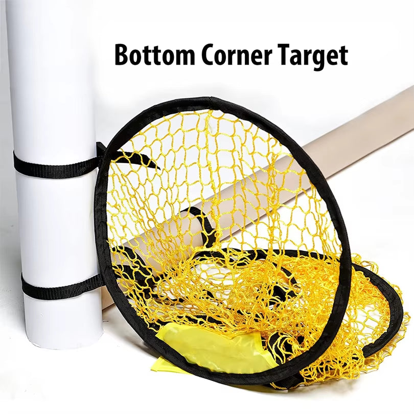 1/2Pcs Football Target Net Foldable Football Training Net Easy to Attach and Detach Soccer Goal for Football Training Practice