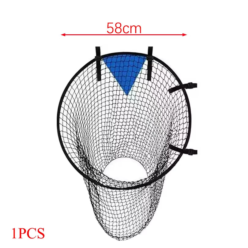 1/2Pcs Football Target Net Foldable Football Training Net Easy to Attach and Detach Soccer Goal for Football Training Practice