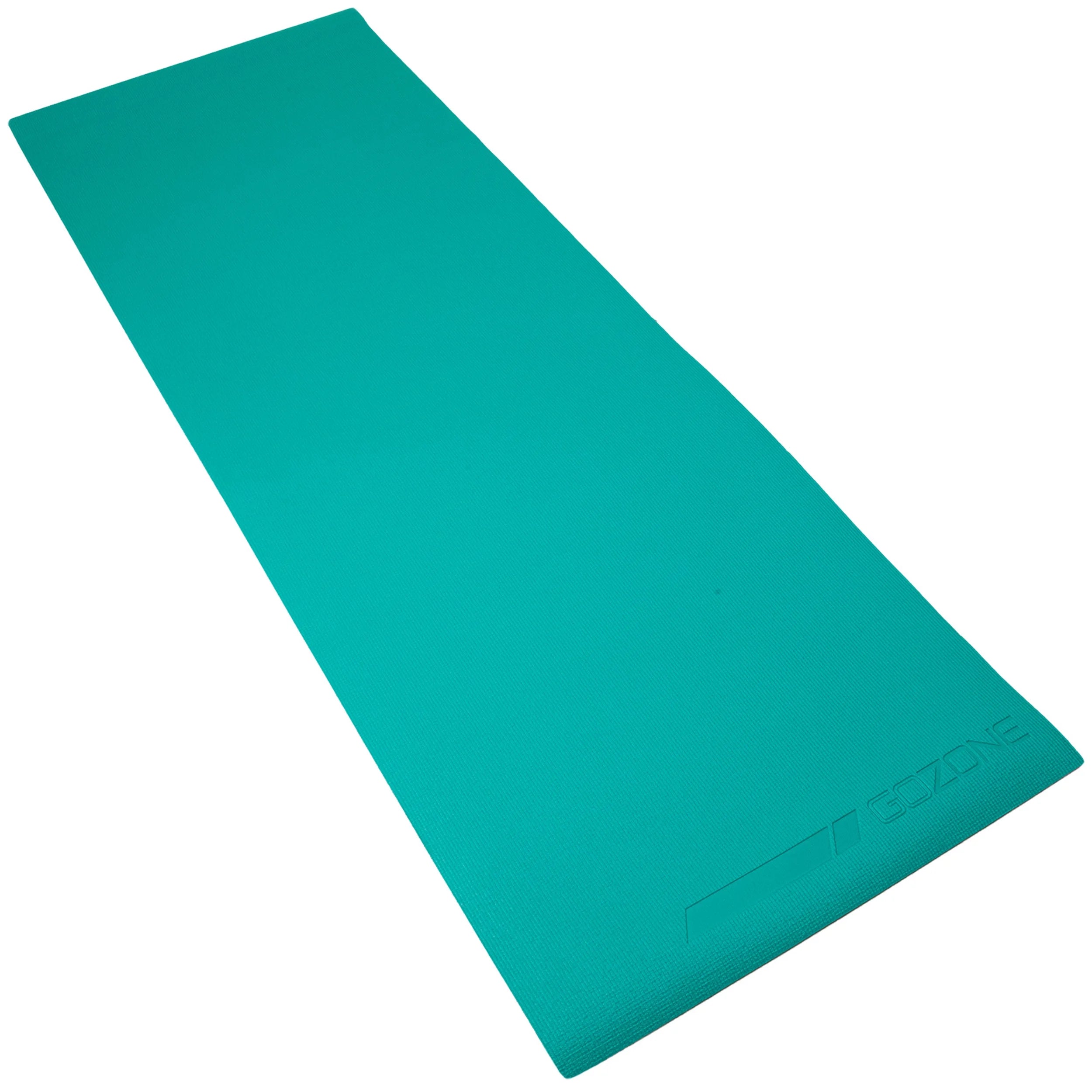 Multi-Purpose 5 Mm Thick Premium PVC Non-Slip Exercise Yoga Mat, Pink/Teal